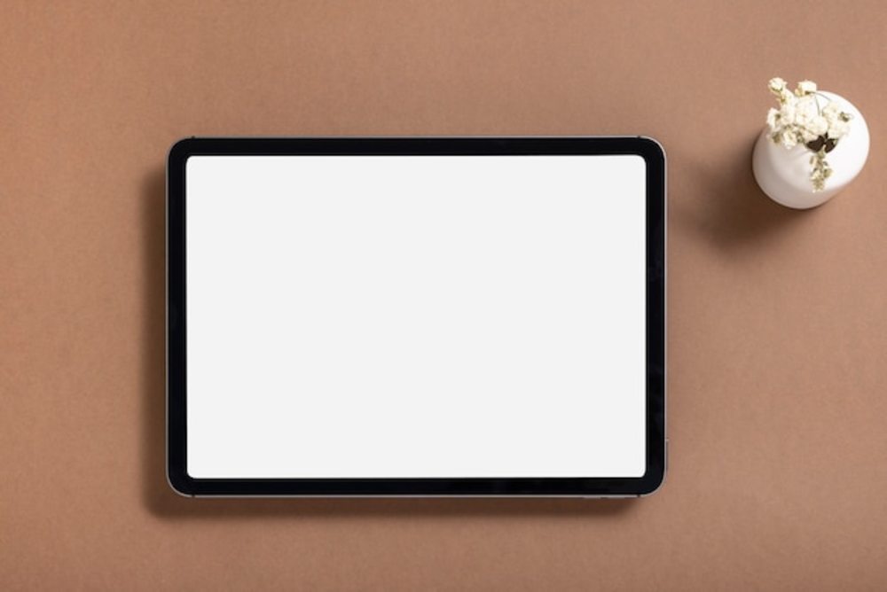 顯示屏最小的上方視圖平板電腦 極致便攜與獨特視角的融合